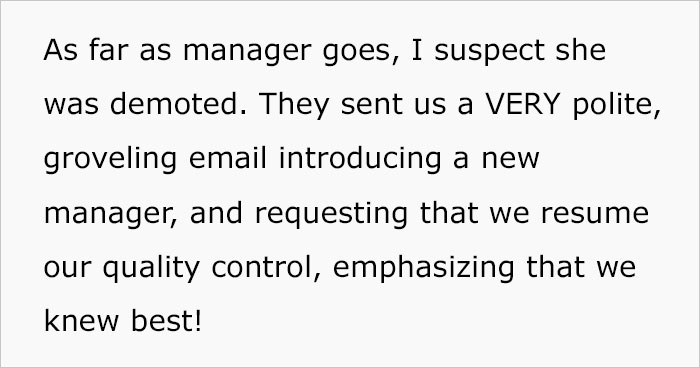 Manager Asks Lead Embroiderer To Stop Bugging Her With Quality Control Emails, Which Ends Up Costing The Company $10K Manager Asks Lead Embroiderer To Stop Bugging Her With Quality Control Emails, Which Ends Up Costing The Company $10K