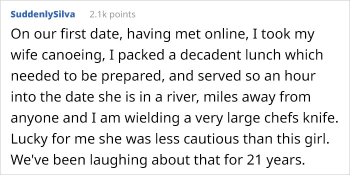 Guy Screws Up By Telling A Woman On Their First Date That Her Pepper Spray Is Useless