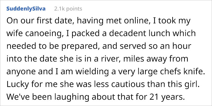 Guy Screws Up By Telling A Woman On Their First Date That Her Pepper Spray Is Useless Guy Screws Up By Telling A Woman On Their First Date That Her Pepper Spray Is Useless