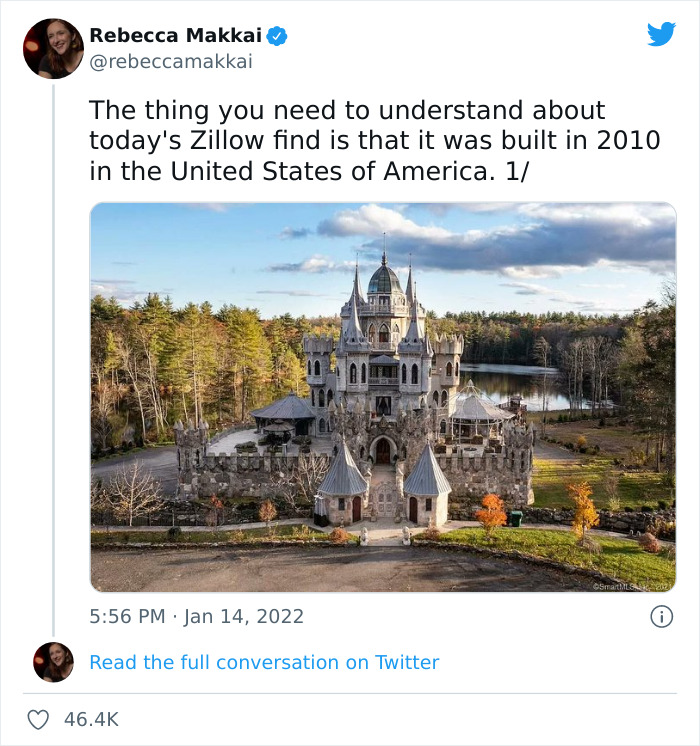 Woman On Twitter Shows Major Interior Design Flaws Of This Castle That Costs $60M