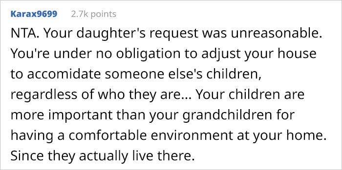 Woman Refuses To Kick Her Son Out Of His Room To Make Space For Full-Blown Nursery Her Daughter And SIL Are Demanding Woman Refuses To Kick Her Son Out Of His Room To Make Space For Full-Blown Nursery Her Daughter And SIL Are Demanding