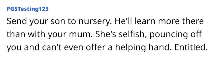 This Mom Is Not Sure What To Do After Her Mother Starts Asking For Money For Looking After Her Grandson, Despite Living All-Expenses-Paid With Her This Mom Is Not Sure What To Do After Her Mother Starts Asking For Money For Looking After Her Grandson, Despite Living All-Expenses-Paid With Her