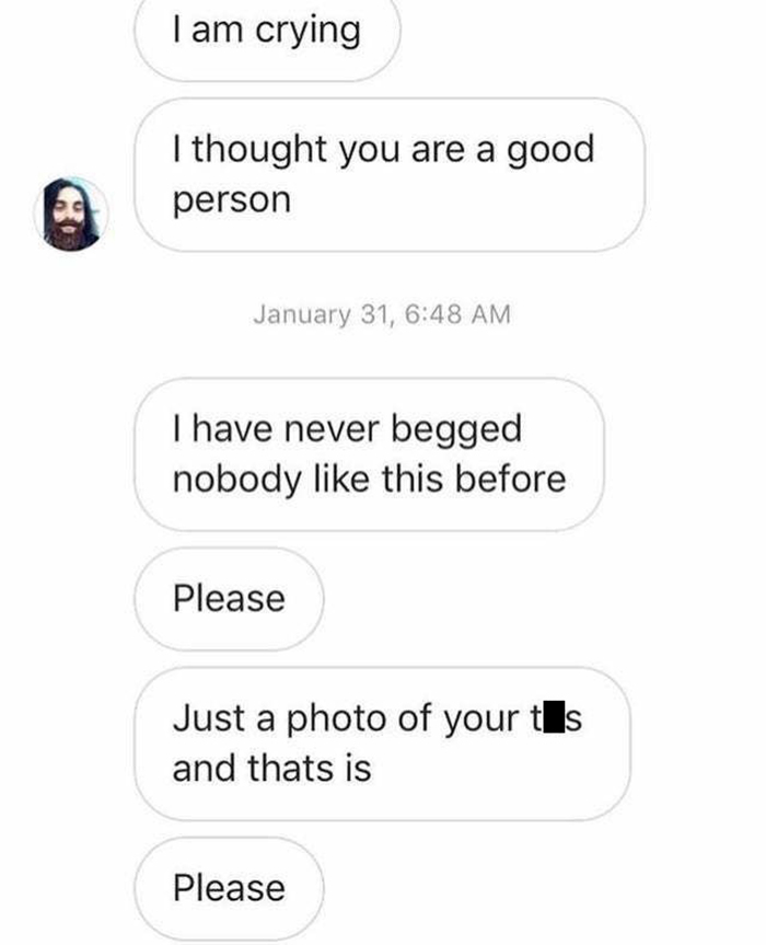 I Thought You Were A Good Person