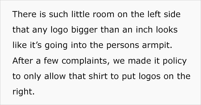 Manager Asks Lead Embroiderer To Stop Bugging Her With Quality Control Emails, Which Ends Up Costing The Company $10K Manager Asks Lead Embroiderer To Stop Bugging Her With Quality Control Emails, Which Ends Up Costing The Company $10K
