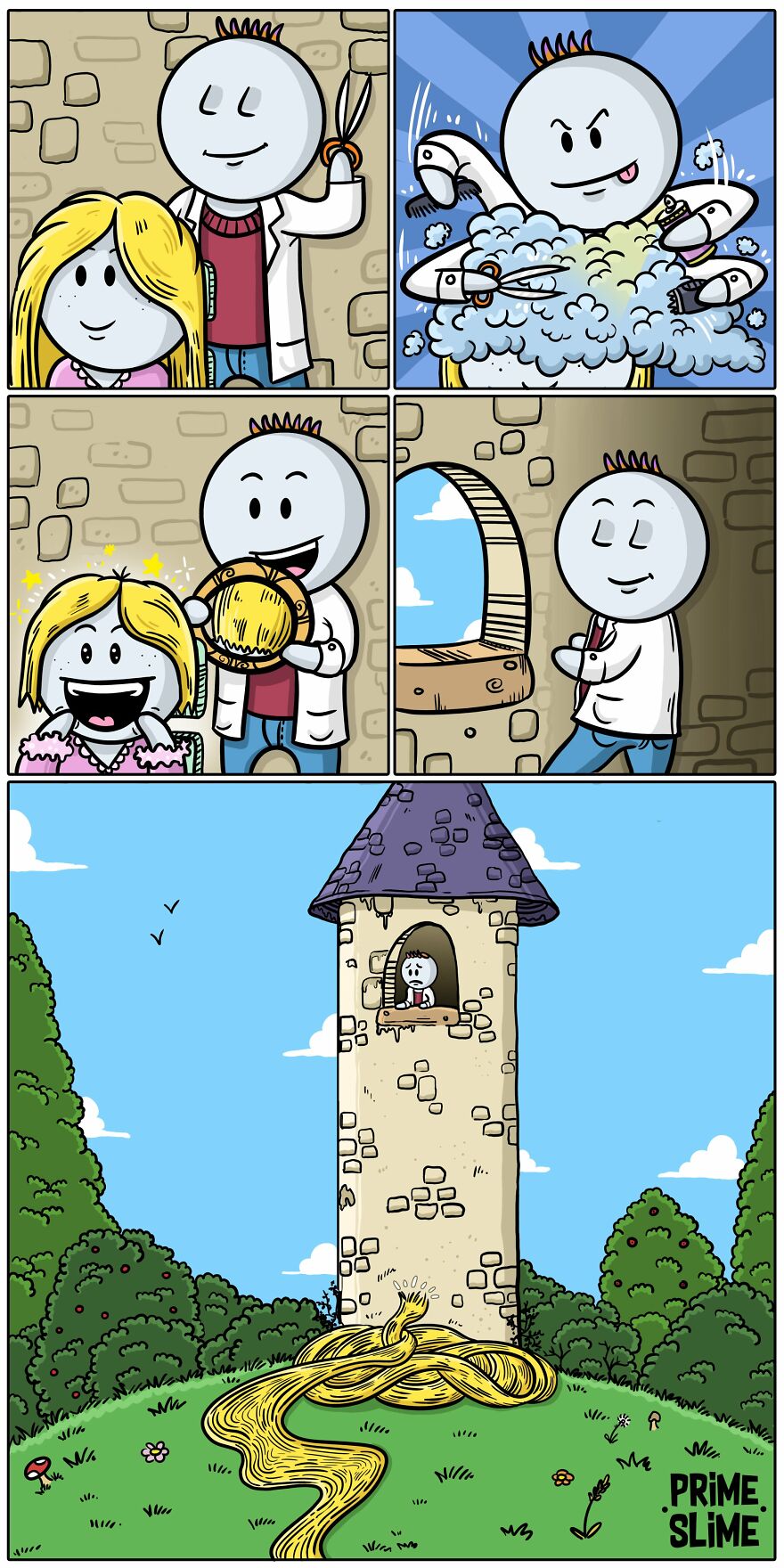 French Artist Makes Dark Comics With Unexpected Endings (25 Comics)