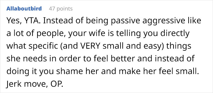 Man Wonders If He’s A Bad Guy For Telling His Wife That Wants To Be Appreciated To Stop Expecting It, As It’s Her Job To Be A Stay-At-Home Mom