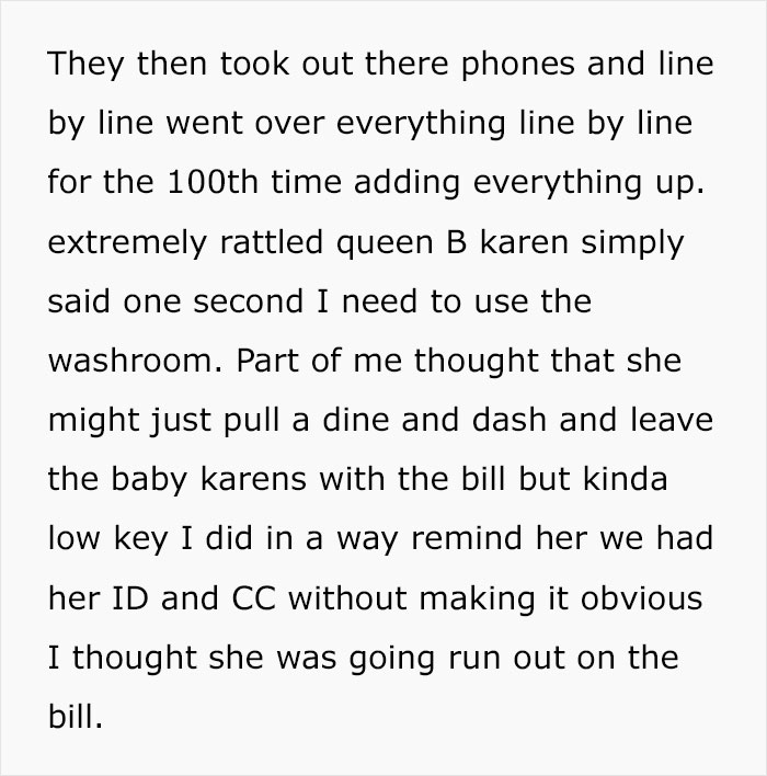 Karen Confuses The Restaurant Owner With A Waiter, Treats Him Like Garbage, Ends The Night With An Unexpected $4k Bill Karen Confuses The Restaurant Owner With A Waiter, Treats Him Like Garbage, Ends The Night With An Unexpected $4k Bill