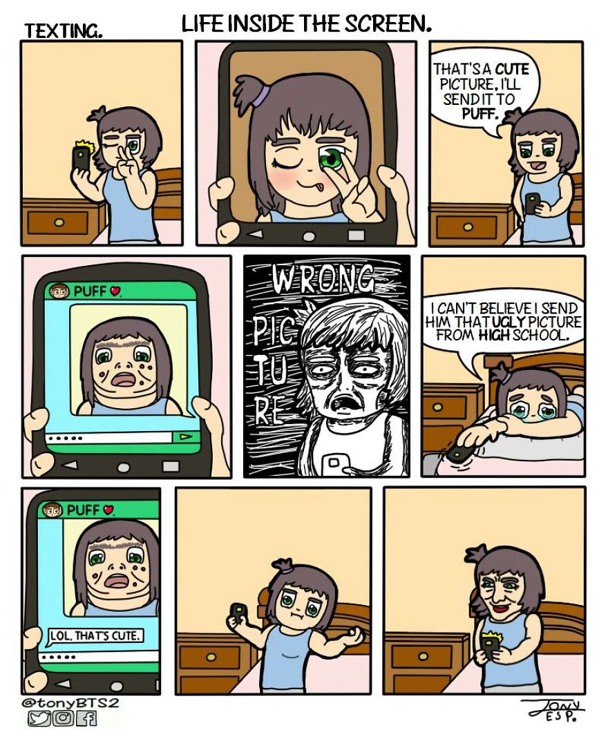 39 New Hilarious Comics By Tony Esp With Dark Endings