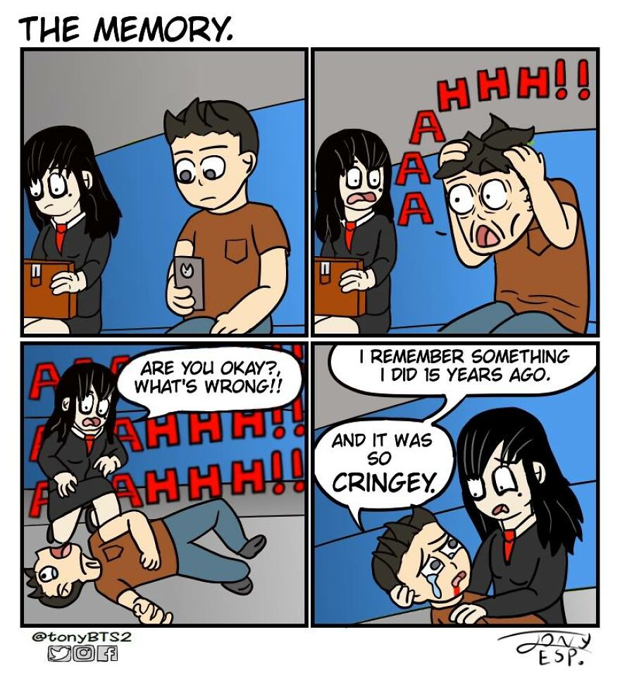 39 New Hilarious Comics By Tony Esp With Dark Endings