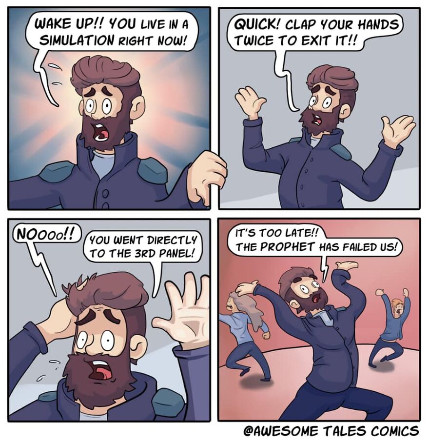 Artist Shows In Adorable Comics What The Afterlife Would Be Like (19 Comics)