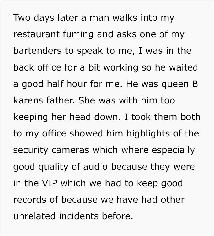 Karen Confuses The Restaurant Owner With A Waiter, Treats Him Like Garbage, Ends The Night With An Unexpected $4k Bill Karen Confuses The Restaurant Owner With A Waiter, Treats Him Like Garbage, Ends The Night With An Unexpected $4k Bill