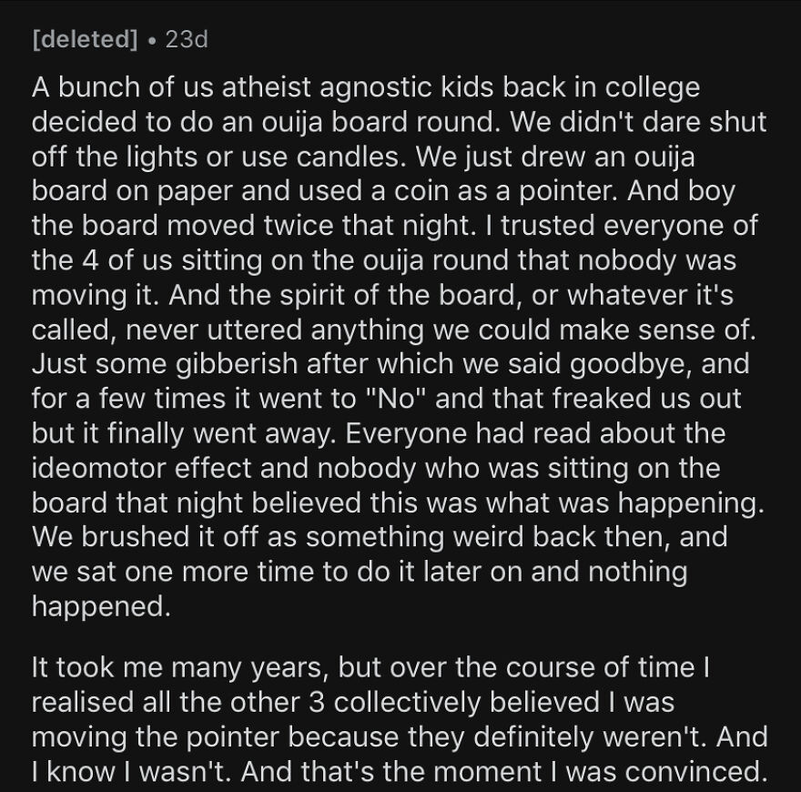 People Share The Experiences That Made Them Believe In The Paranormal In This Online Group People Share The Experiences That Made Them Believe In The Paranormal In This Online Group