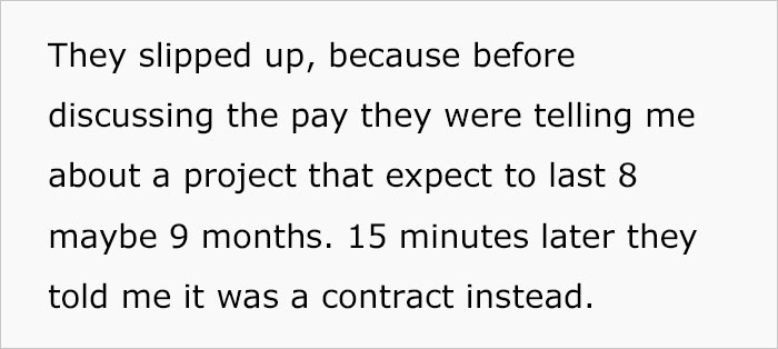 Engineer Is Fuming After The Hiring Team Changes His Promised Salary Of $40,000 To An $8/Hour Contract On The Interview Day
