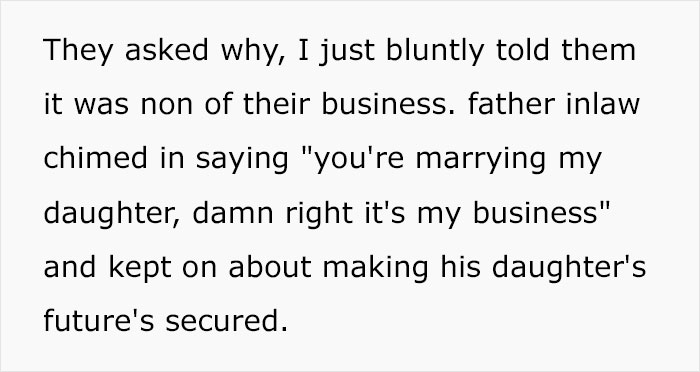 "They Were Giving Me Huge Red Flags": In-Laws Lock Their Son-In-Law In A Room With Them When He Doesn’t Reveal His Salary To Them "They Were Giving Me Huge Red Flags": In-Laws Lock Their Son-In-Law In A Room With Them When He Doesn’t Reveal His Salary To Them