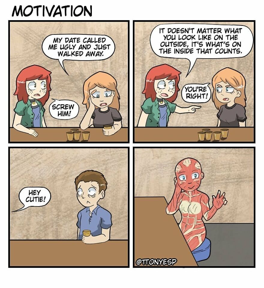 39 New Hilarious Comics By Tony Esp With Dark Endings