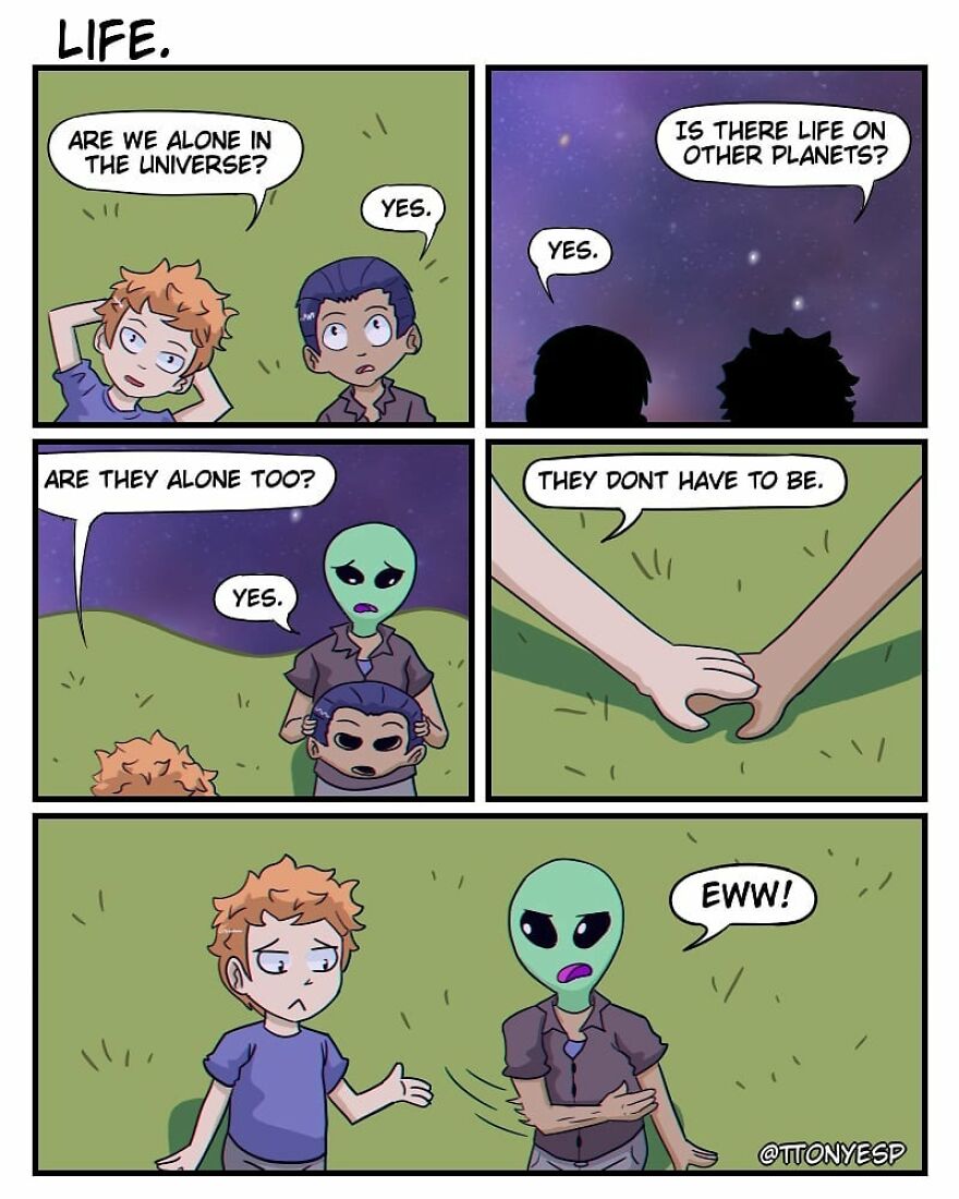 39 New Hilarious Comics By Tony Esp With Dark Endings