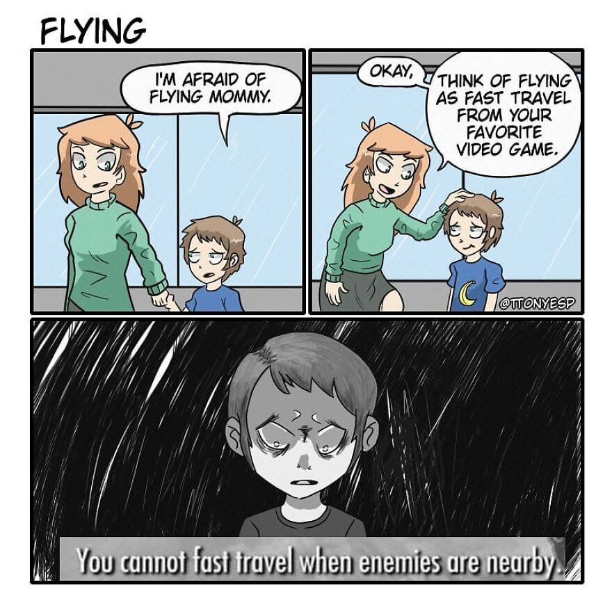 39 New Hilarious Comics By Tony Esp With Dark Endings