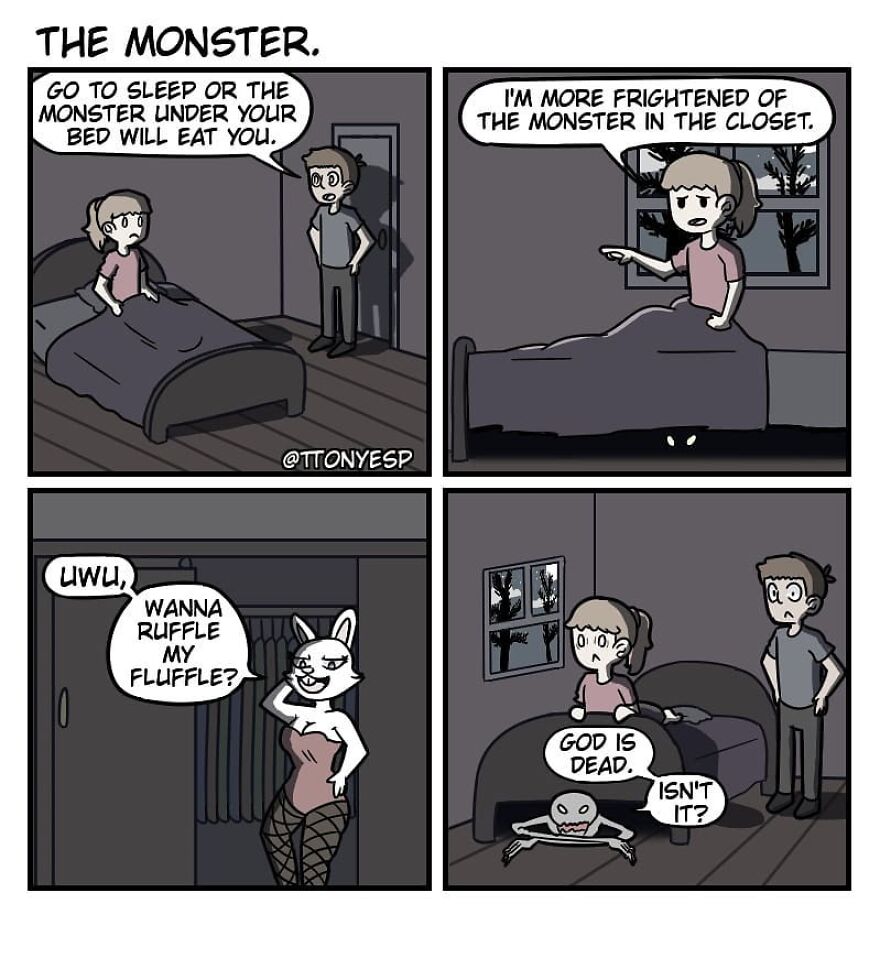 39 New Hilarious Comics By Tony Esp With Dark Endings