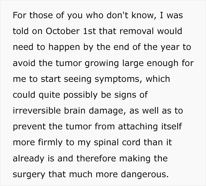 Woman With Brain Tumor Scared And Heartbroken Over The Fact She Can't Get It Removed Because Of Unvaccinated People Woman With Brain Tumor Scared And Heartbroken Over The Fact She Can't Get It Removed Because Of Unvaccinated People