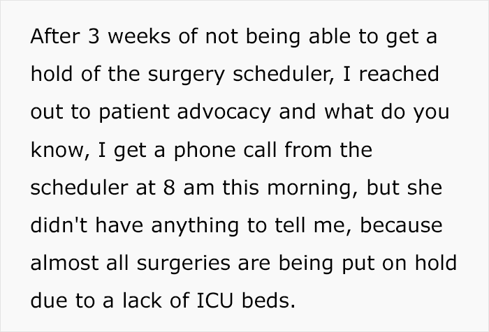 Woman With Brain Tumor Scared And Heartbroken Over The Fact She Can't Get It Removed Because Of Unvaccinated People Woman With Brain Tumor Scared And Heartbroken Over The Fact She Can't Get It Removed Because Of Unvaccinated People
