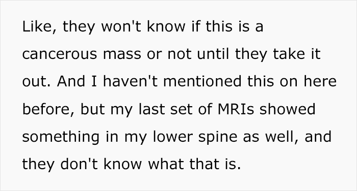 Woman With Brain Tumor Scared And Heartbroken Over The Fact She Can't Get It Removed Because Of Unvaccinated People Woman With Brain Tumor Scared And Heartbroken Over The Fact She Can't Get It Removed Because Of Unvaccinated People
