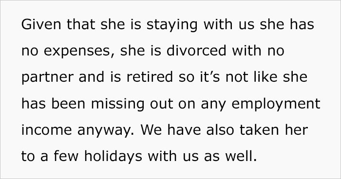 This Mom Is Not Sure What To Do After Her Mother Starts Asking For Money For Looking After Her Grandson, Despite Living All-Expenses-Paid With Her This Mom Is Not Sure What To Do After Her Mother Starts Asking For Money For Looking After Her Grandson, Despite Living All-Expenses-Paid With Her