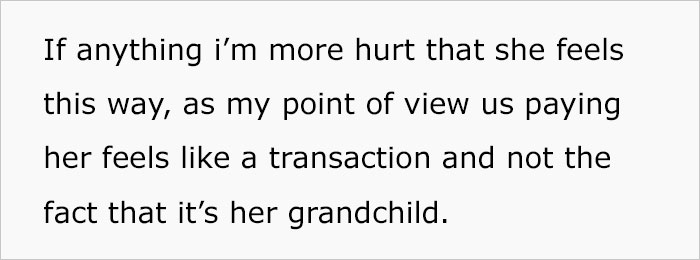 This Mom Is Not Sure What To Do After Her Mother Starts Asking For Money For Looking After Her Grandson, Despite Living All-Expenses-Paid With Her This Mom Is Not Sure What To Do After Her Mother Starts Asking For Money For Looking After Her Grandson, Despite Living All-Expenses-Paid With Her