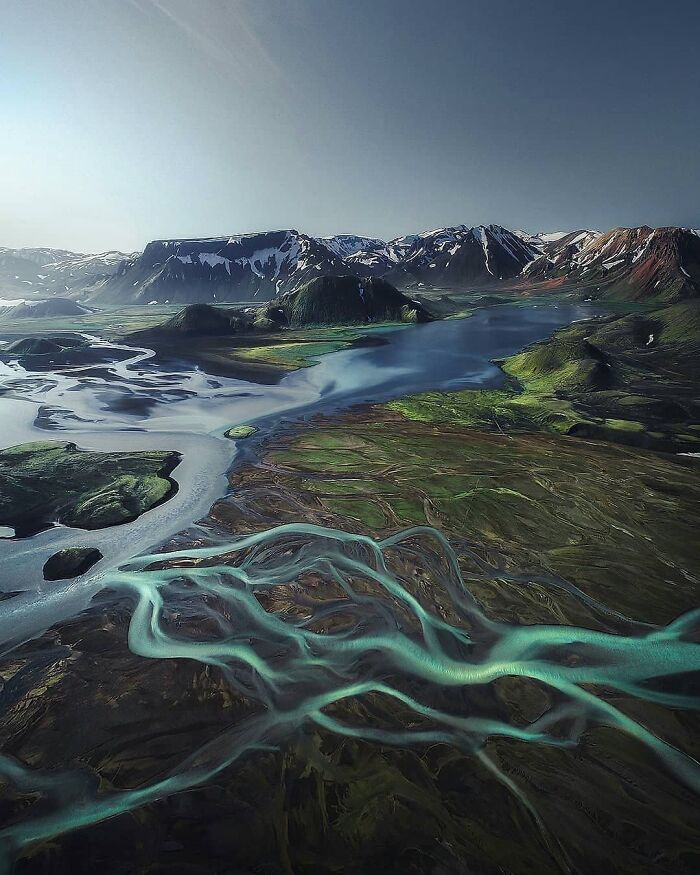 The Highlands Of Iceland From Above
