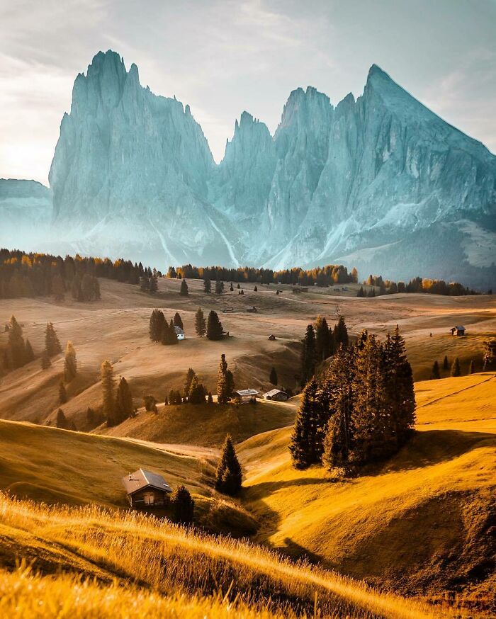 Early Morning Vibes In The Dolomites, Italy.