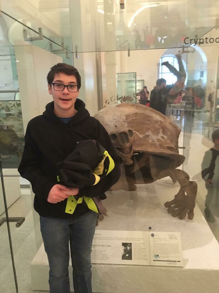 Took A Picture Of My Brother At The Museum Of Natural History (When You See It)