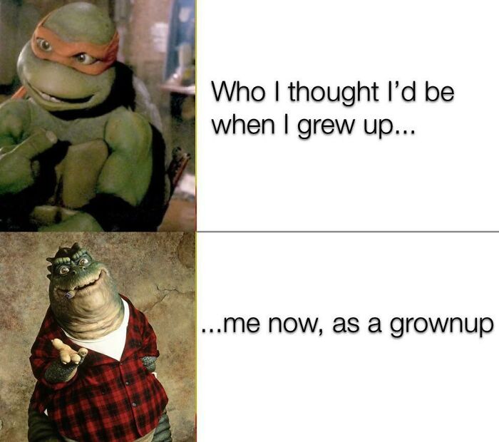 Teenage Mutant Mid-Life Crisis...