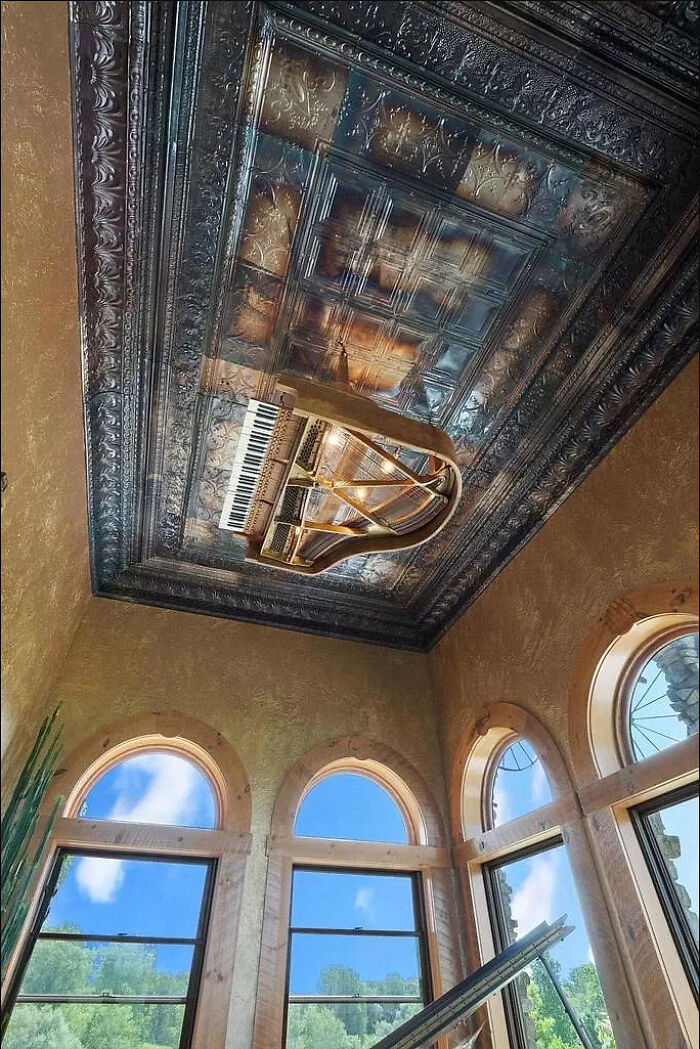 Okay, We're Doing Ceiling Pianos Now. Sure