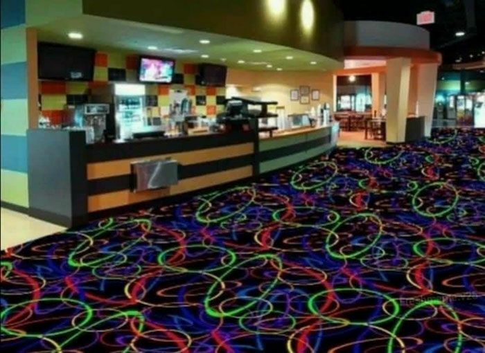 90's Movie Theater Carpet