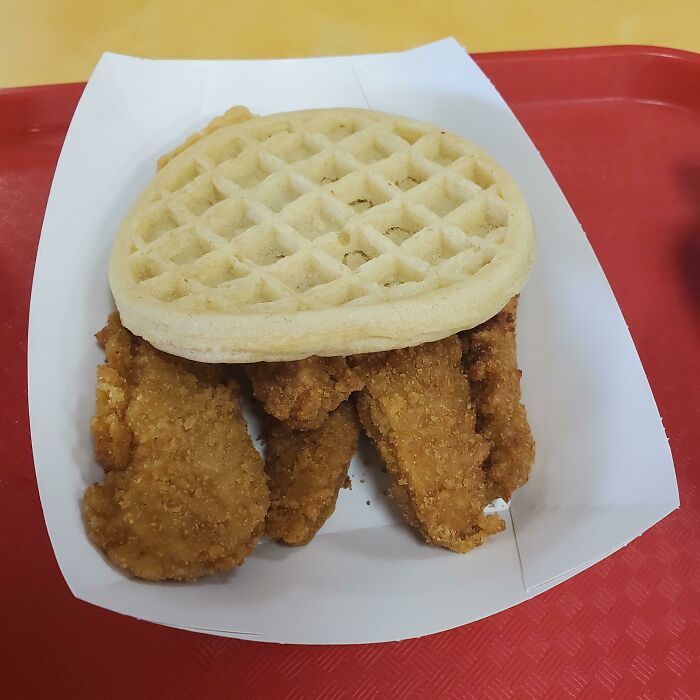 My School's Chicken And Waffles