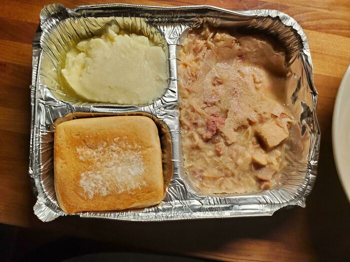 Since My School Is Going Online, The School Provides Weekly Lunches. Here's One Of Them