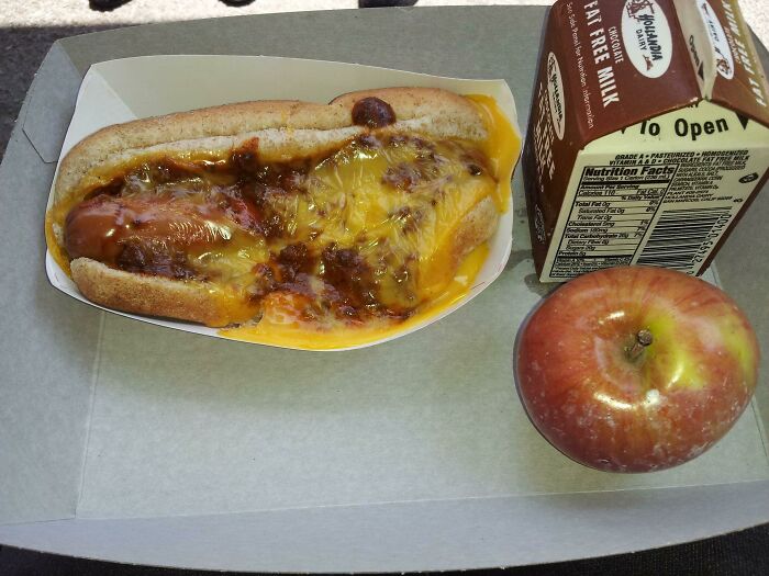 Here's One Of My Nutritional School Lunches