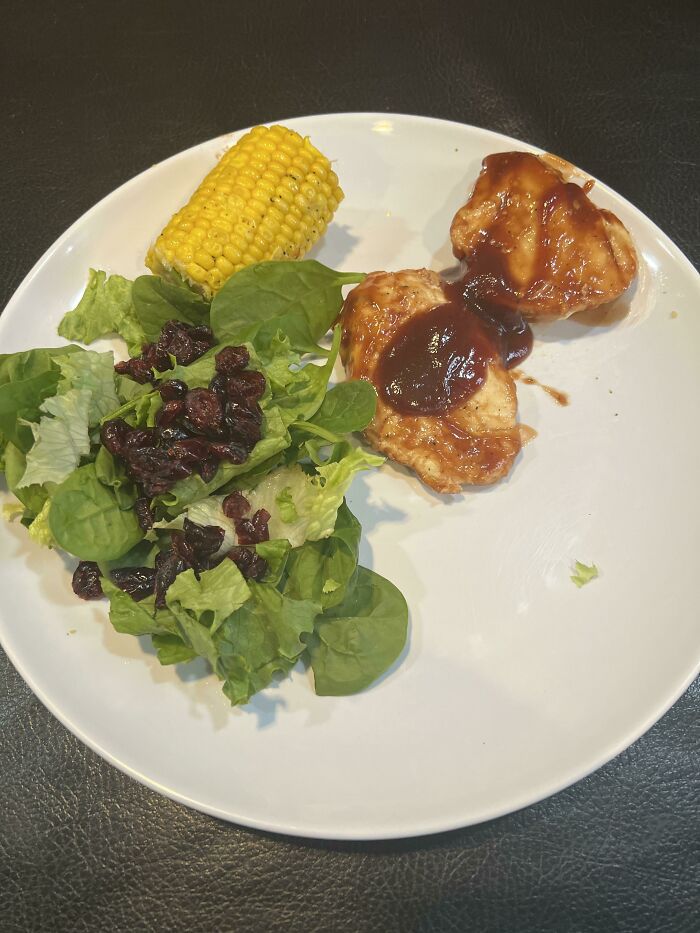 BBQ Chicken With Buttered Corn