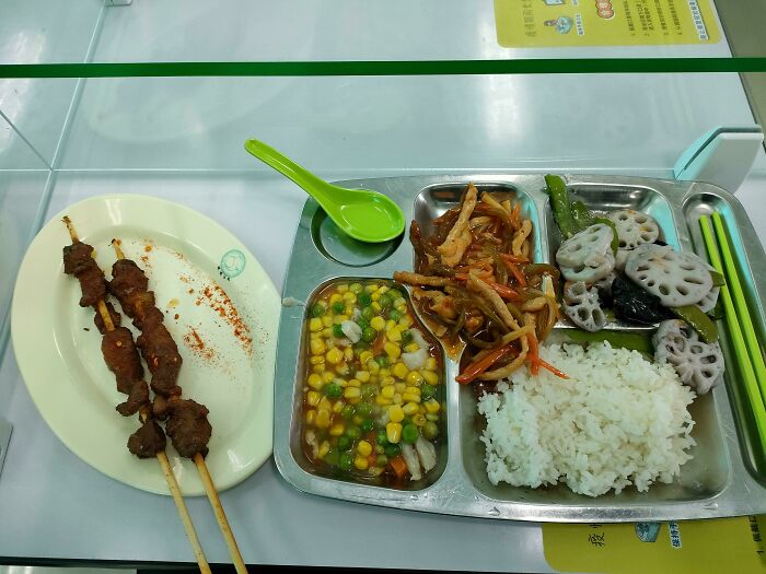 My School Lunch In Beijing, China