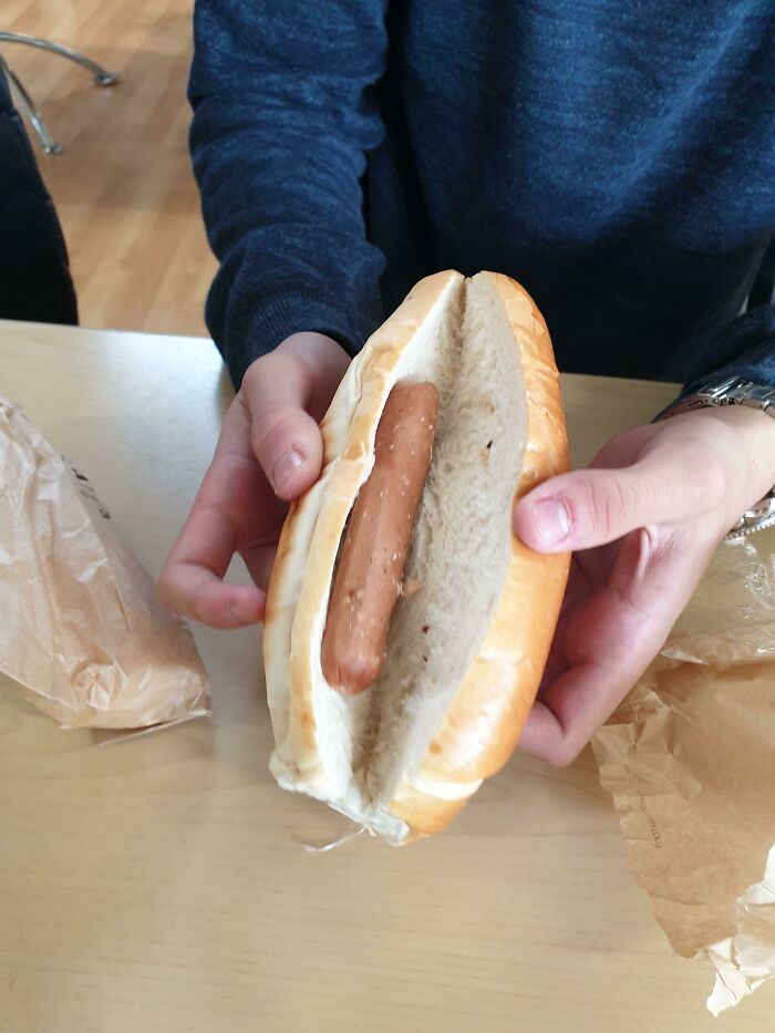 This Hotdog My School Was Selling For £1.85 (UK)