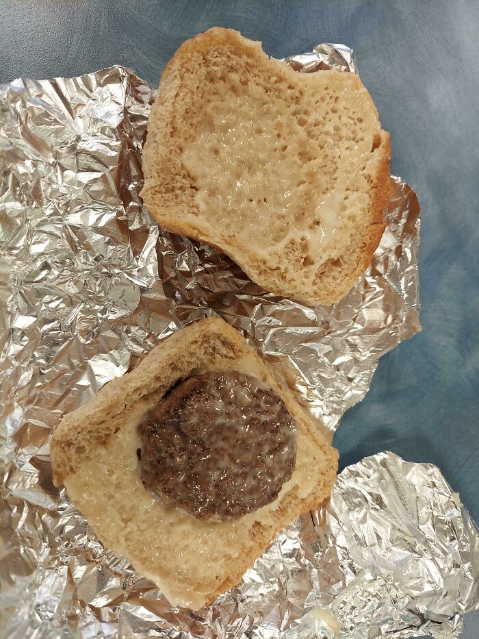 My School's Excuse Of A Burger