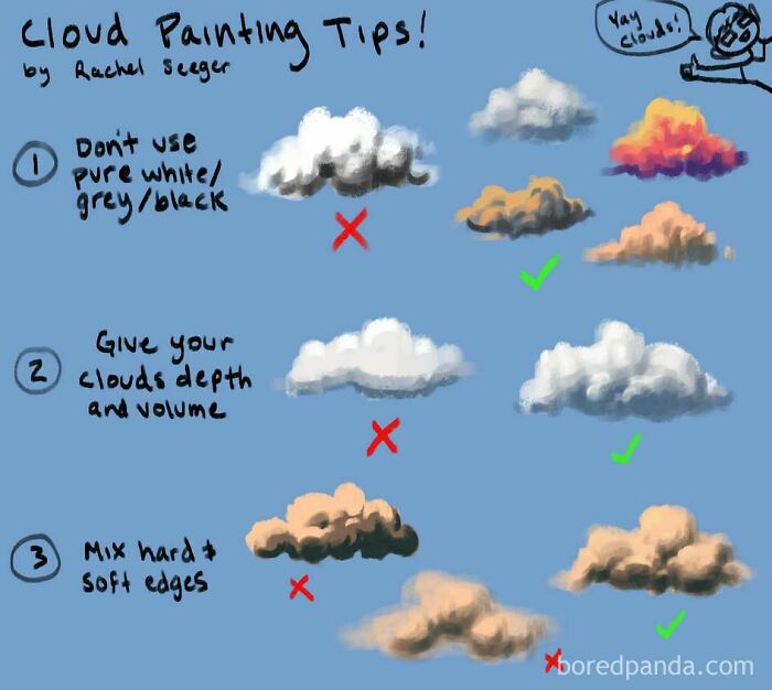 How To Paint More Realistic Clouds