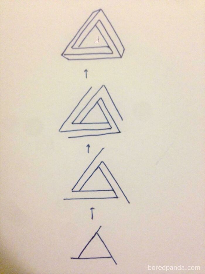 How To Draw Escher’s Impossible Triangle
