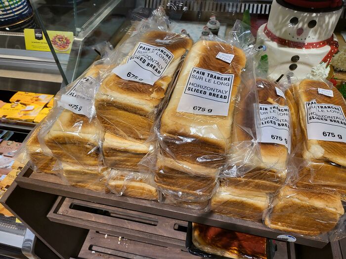 The Supermarket I Work At Sells Horizontally Sliced Bread