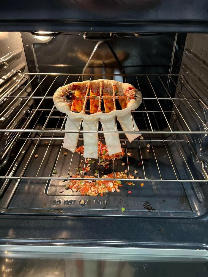My Friend Was Cooking A Frozen Pizza