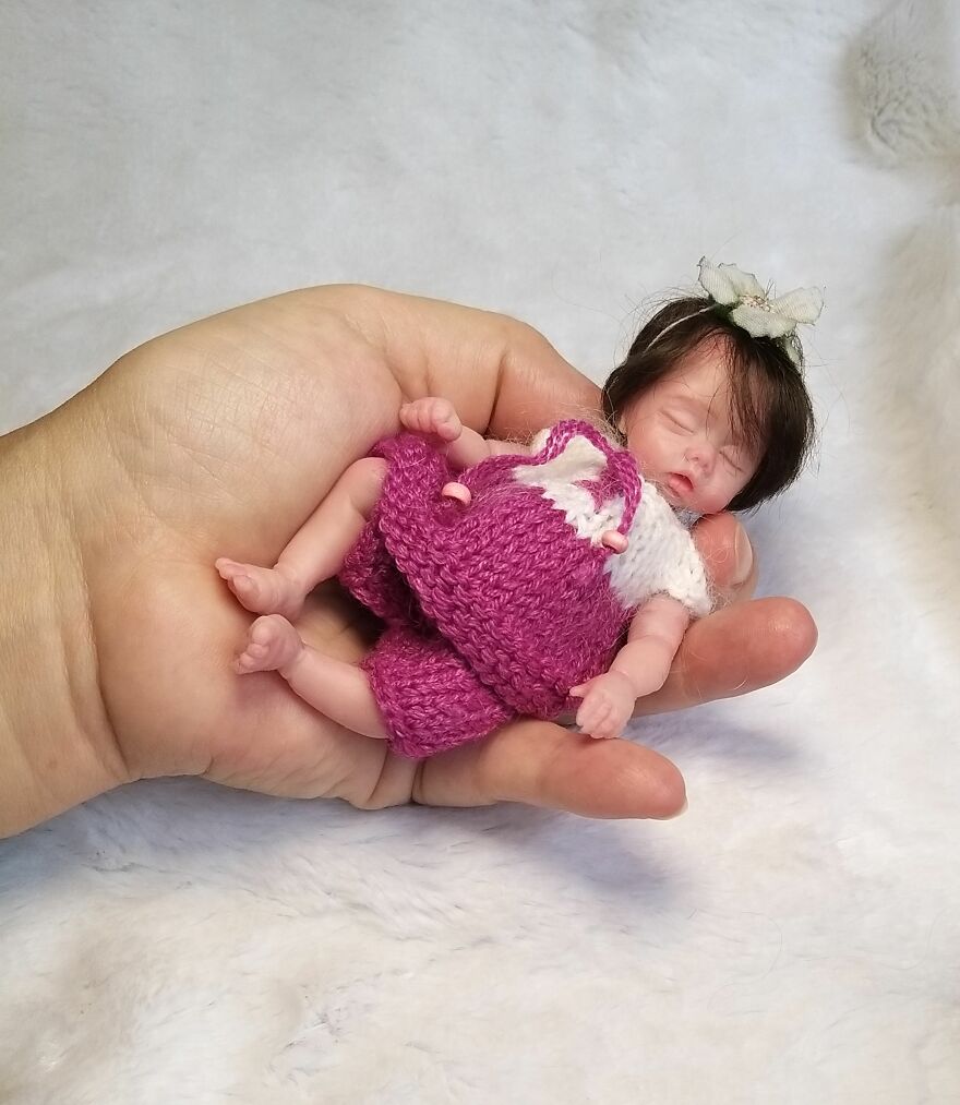 I’m A Doll Artist And I Created Mini Silicone Babies