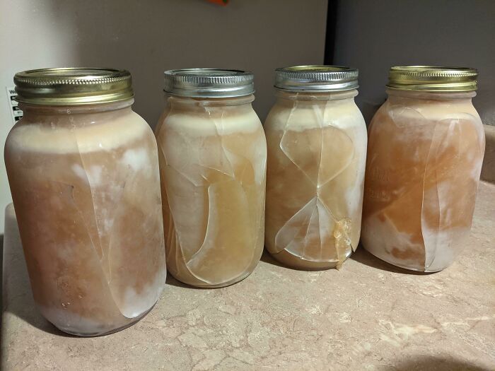 Overfilled My Jars To Freeze The Bone Broth I Spent 48 Hours Simmering
