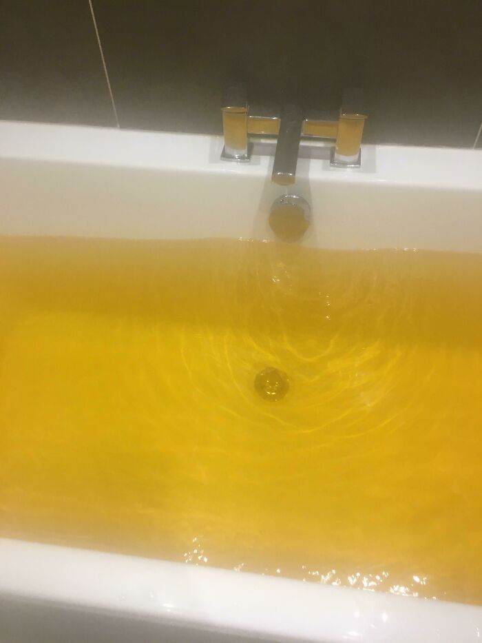 Just Used A Bath Bomb I Got For Christmas And Now The Bath Looks Like That