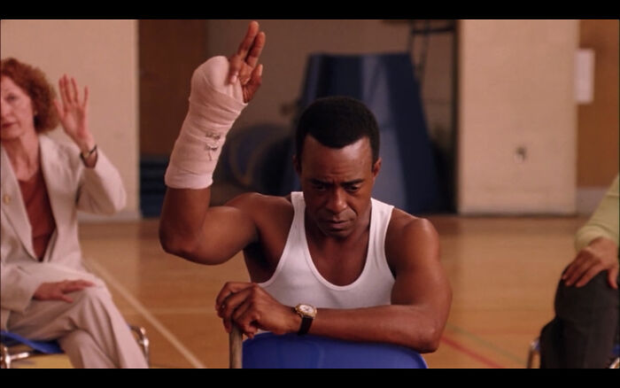 In Mean Girls (2004), Tim Meadows, Who Plays Principal Duvall, Broke His Wrist A Week Before Filming Started And Had To Wear A Cast. This Was Written Into The Movie As Principal Duvall Suffering From Carpal Tunnel Syndrome