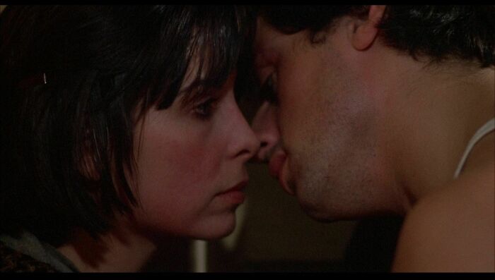 In Rocky (1976), Adrian's Hesitation To Kiss Rocky Wasn't Originally In The Script. Talia Shire Had Contracted The Flu And Was Worried About Getting Sylvester Stallone Sick, So She Was Very Reluctant To Kiss Him. It Ended Up Being Better Than The Planned Scene, So It Was Kept In The Movie