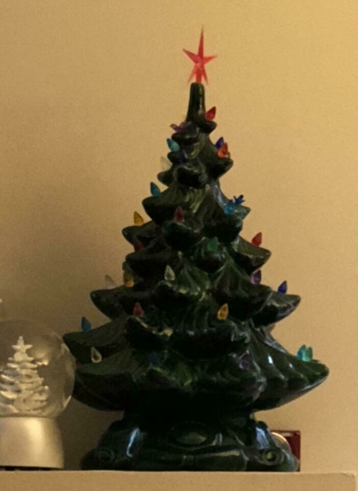 In 1978, My Mom Made A Ceramic Tree For My Grandma. When Grma Passed In 2001, My Uncles Gave It Away To Goodwill. In 2002, I Found It (Confirmed Marked On Bottom) At A Local Thrift, For $15